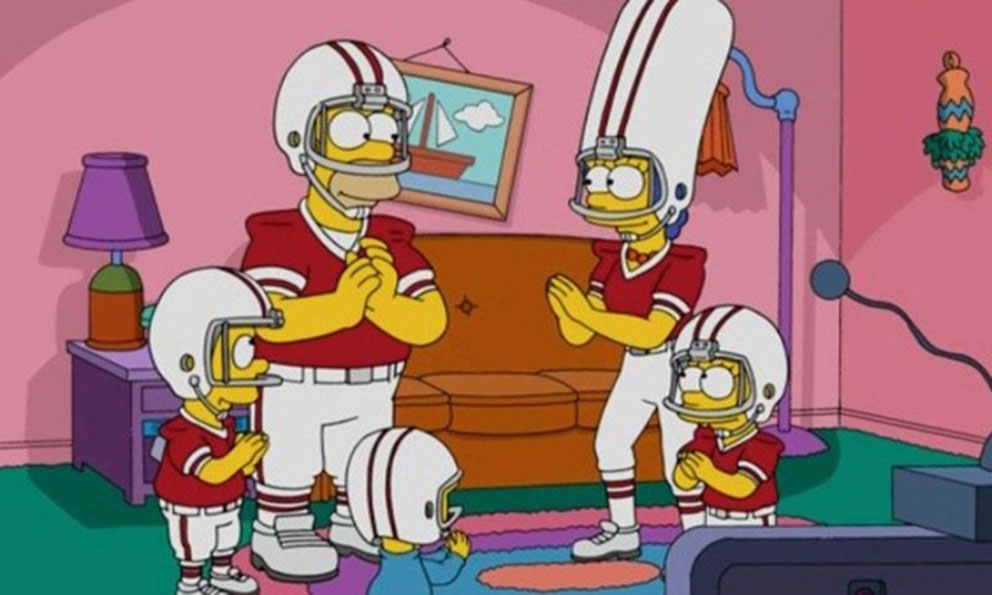 Los Simpsons y sus predicciones sobre el SuperBowl